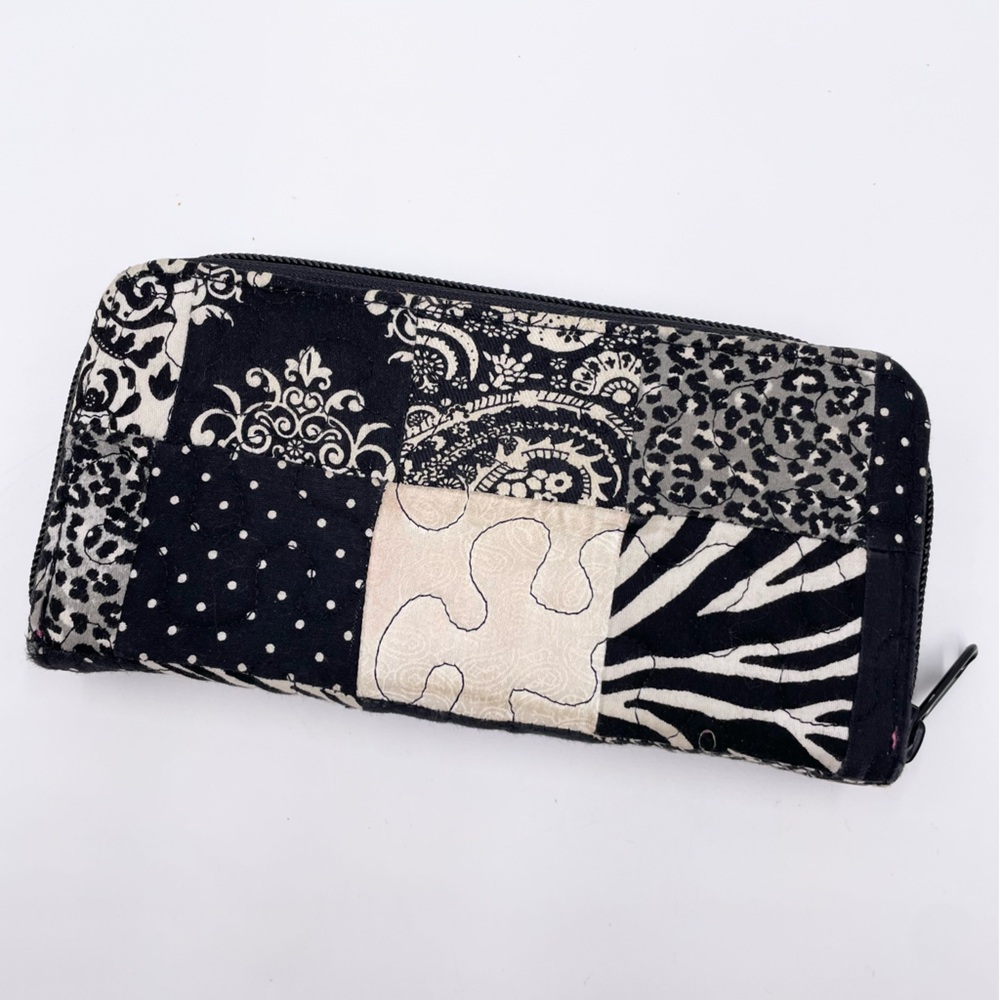 Donna Sharp Quilted Patchwork Zip Around Wallet B… - image 3